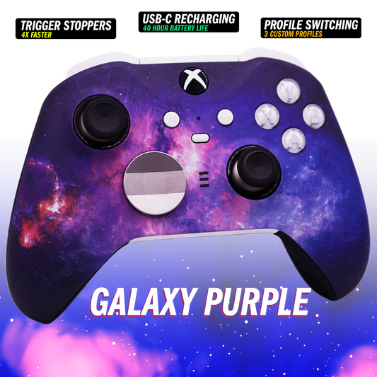 Custom Elite Series 2 Controller - Galaxy Purple