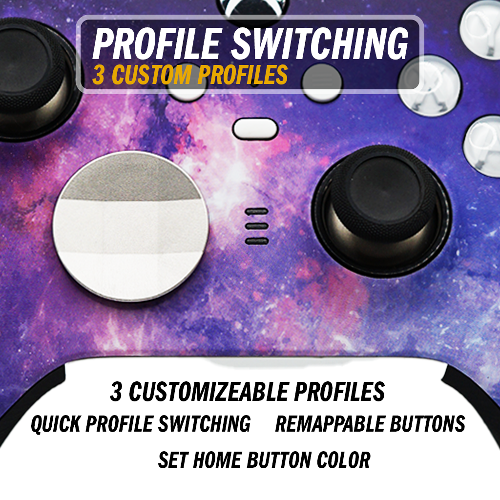 Custom Elite Series 2 Controller - Galaxy Purple